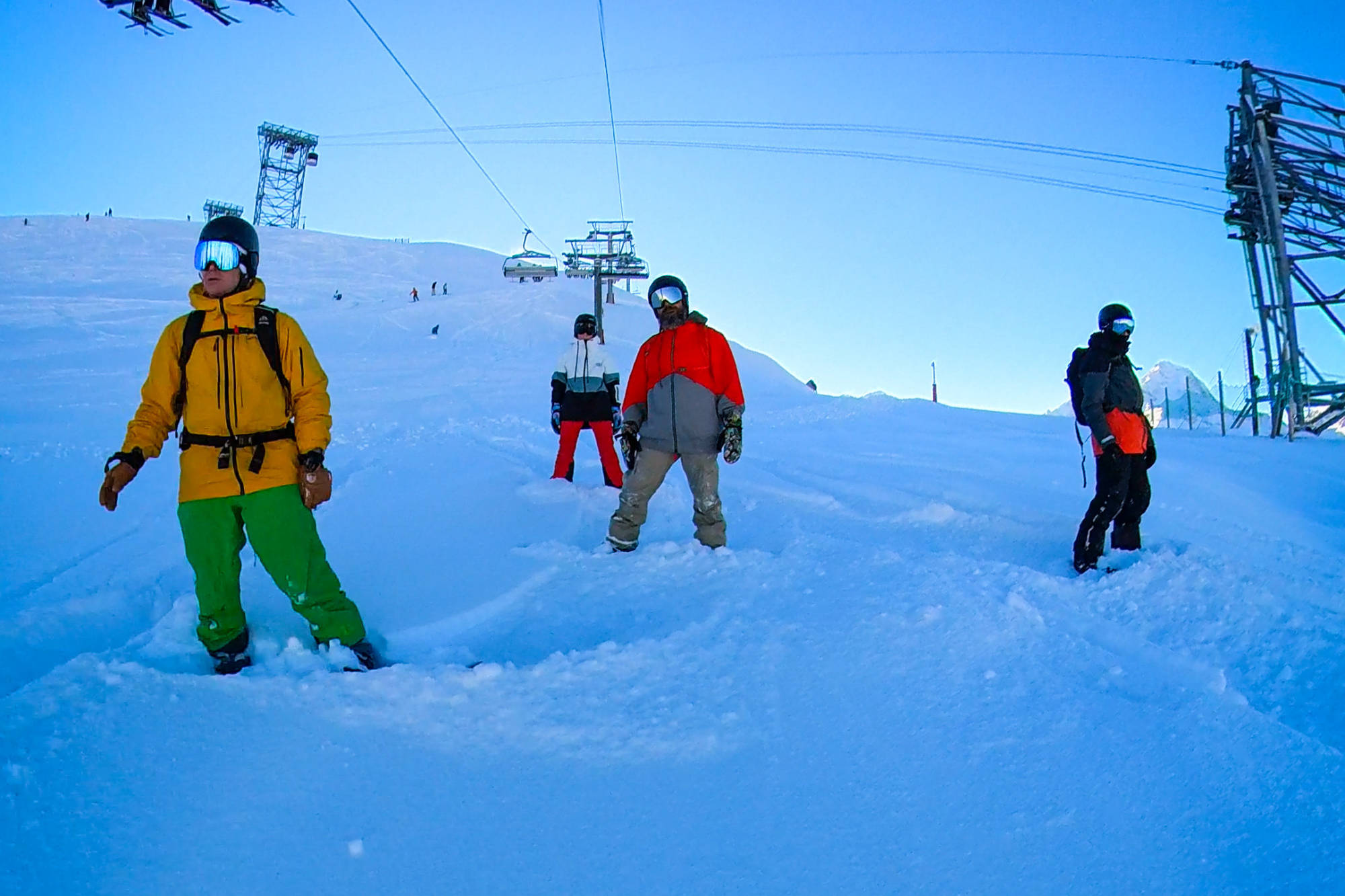 Snowboarding in Les Deux Alpes